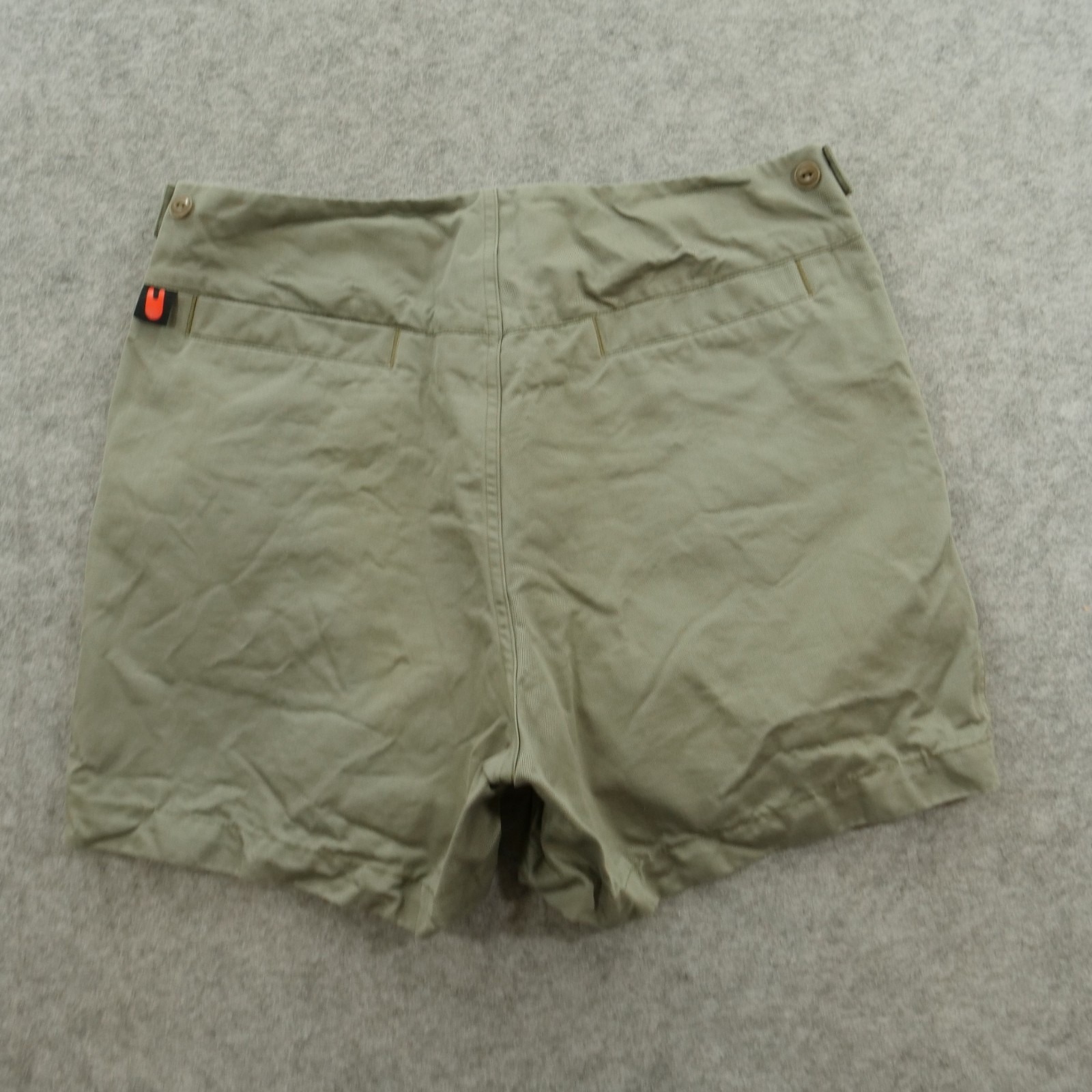 Unless Collective Shorts Mens Larg Egreen Flat Front Chino Streetwear Gorp Core — image 2 of 8